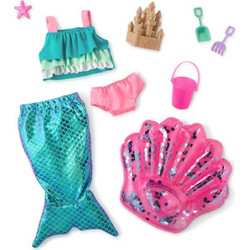 Our Generation Deluxe Mermaid Swuimsuit Σετ Ρούχα για Κούκλα