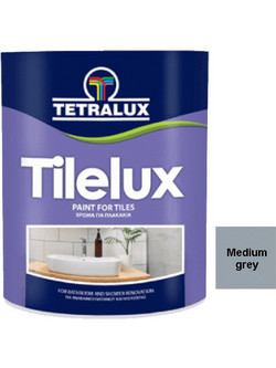 Tetralux Tilelux Χρώμα Πλακιδίων Μεσαίο Γκρι 0.75lt