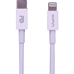 Xipin LX33 USB-C to Lightning Cable 18W 1m Purple GZ-21270