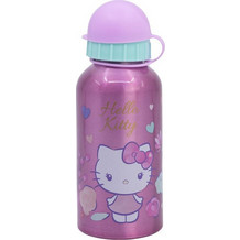 Stor Hello Kitty Flowers Παιδικό Παγούρι Αλουμινίου BPA Free Φούξια 400ml
