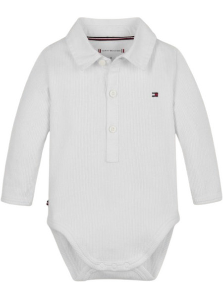 Tommy Hilfiger Φορμάκι Μακρυμάνικo για Κορίτσι Μπεζ KN0KN01885-YBR