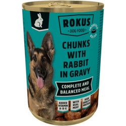 Rokus Chunks with Rabbit in Gravy 1240gr