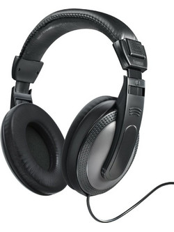 Hama Shell TV Ενσύρματα Ακουστικά Τηλεόρασης Over Ear Μαύρα