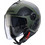 Caberg Riviera V4X Alpha Military Green Black Grey Κράνος Μηχανής Jet 1150gr
