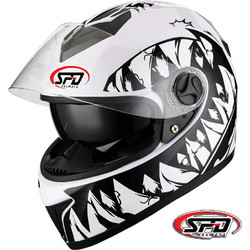 SPD Venom-105 White Κράνος Μηχανής Full Face 1250gr