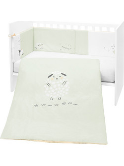 KikkaBoo Sleepy Sheep Σετ Κούνιας Mint/Green 2τμχ 41101020125