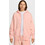 Nike M Nk Club Ανδρική Ζακέτα Fleece με Κουκούλα και Φερμουάρ Ροζ FN3884-664