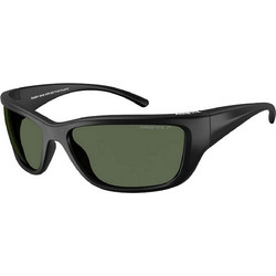 Arnette AN4353 29009A Ανδρικά Γυαλιά Ηλίου Ορθογώνια Κοκάλινα Μαύρα με Πράσινο Φακό