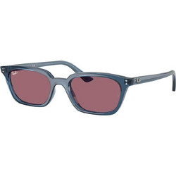 Ray-Ban RB4456 68121A Γυναικεία Γυαλιά Ηλίου Τετράγωνα Κοκάλινα Μπλε με Ροζ Φακό