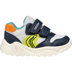 Geox Παιδικά Sneakers Navy Μπλε Lime Πορτοκαλί B555RA01454C0899