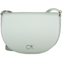 Calvin Klein Γυναικεία Τσάντα Χιαστί από Δερματίνη Γκρι με Στενό Λουρί K60K611679-PEB