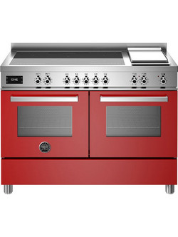 Bertazzoni PRO125I2EROT Κουζίνα Ηλεκτρική με Εστίες Αερίου & Ρεύματος 119.5cm