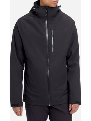 Mc Kinley Avoca Αθλητικό Ανδρικό Μπουφάν Χειμωνιάτικο Softshell Μαύρο 426430-057