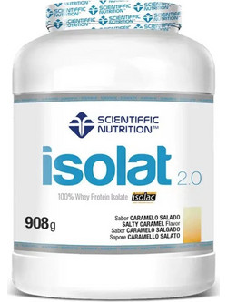 Scientiffic Nutrition Isolat 2.0 Salty Caramel Πρωτεΐνη Ορού Γάλακτος Γράμμωσης Χωρίς Γλουτένη 908gr