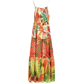 Desigual Bahamas Midi Καλοκαιρινό Βραδινό Φόρεμα Μεταξωτό Πολύχρωμο 25SWMW07-9019