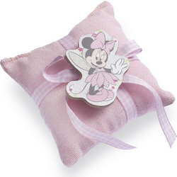 Μπομπονιέρα Βάπτισης Μαξιλαράκι Minnie Mouse Νεράιδα από Ύφασμα ΝΑ170