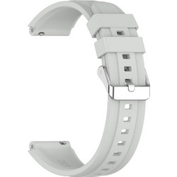 Techsuit Watchband W075 Λουράκι Σιλικόνης Grey (Universal 18mm)
