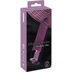 You2Toys Elegant Series Realistic Vibe Δονητής 14.3cm Μωβ