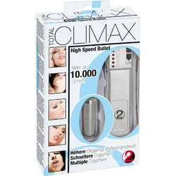 You2Toys Total Climax Vibrator Egg Δονητής Egg για Ζευγάρια με Τηλεχειριστήριο Ασημί