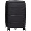 Sidirela E-0563 Βαλίτσα Καμπίνας 55x36x22cm με 4 Ρόδες Μαύρη