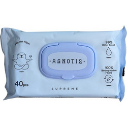 Agnotis Supreme Μωρομάντηλα με Νερό Χωρίς Οινόπνευμα & Parabens 40τμχ