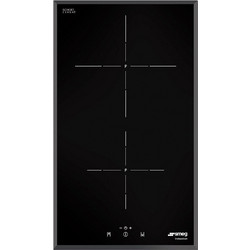 Smeg SI5322B Κεραμική Εστία Αυτόνομη με Λειτουργία Κλειδώματος 30x51.5cm