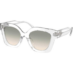 Tory Burch TB7201U 19842C Γυναικεία Γυαλιά Ηλίου Πεταλούδα Κοκάλινα Διαφανή με Μαύρο Φακό