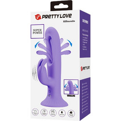 Pretty Love Killmoulis Rabbit Vibrator Δονητής Rabbit Μωβ