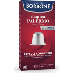 Borbone Κάψουλες Espresso Magica Palermo Συμβατές με Μηχανή Nespresso 100τμχ