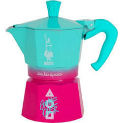 Bialetti Moka Express Squid Game Μπρίκι Espresso 6Cups Πολύχρωμο