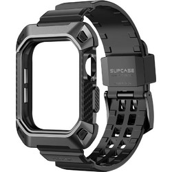 Supcase Unicorn Beetle Pro Θήκη Σιλικόνης με Λουράκι για Apple Watch 10 42mm Μαύρη