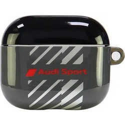 Audi IML Sport Θήκη Σιλικόνης για Apple AirPods 3 Μαύρη