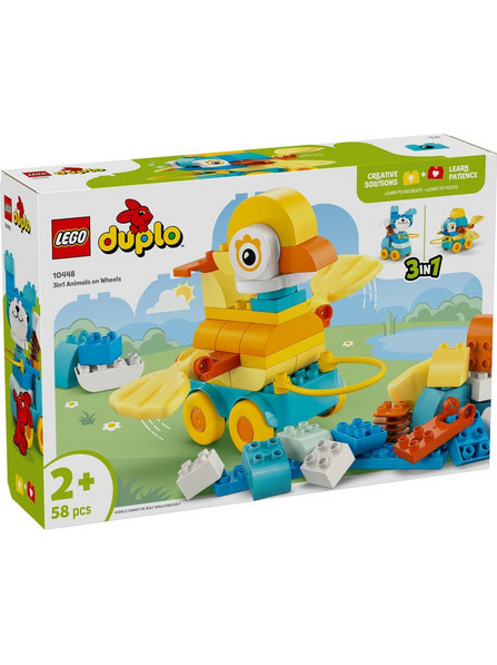 Lego Duplo 3in1 Animals on Wheels για 2+ Ετών 10448