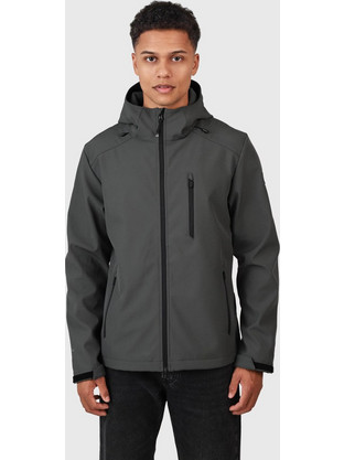 Brunotti Ανδρικό Μπουφάν Χειμωνιάτικο Softshell Χακί 1-2421180011-6994