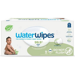 WaterWipes Sensitive Μωρομάντηλα με Νερό Χωρίς Οινόπνευμα Άρωμα & Parabens 9x60τμχ