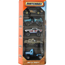 Mattel Matchbox Σετ των 5 MBX Off Road II