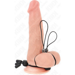 Kink Nipple Black Clamps with Elastic Black