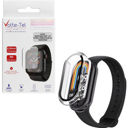 Volte-Tel Πλαστική Θήκη Tempered Glass για Xiaomi Smart Band 9 / 9 NFC Διαφανής