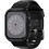 Spigen Rugged Armor Pro Θήκη Σιλικόνης με Λουράκι για Apple Watch 4 / 5 / 6 / 7 / 8 / 9 / SE 44 / 45mm Μαύρη
