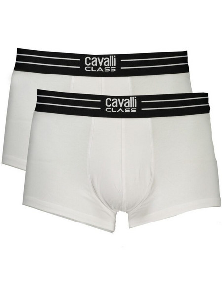 Cavalli Class Ανδρικά Μποξεράκια Σετ 2Pack Λευκά QXO01JJD003-00053