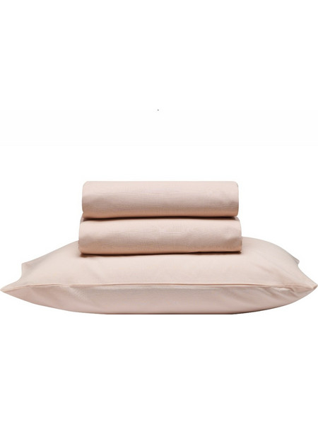 Kentia Σεντόνι Ημίδιπλο Βαμβακερό 190x270 Essential 18 Powder Pink
