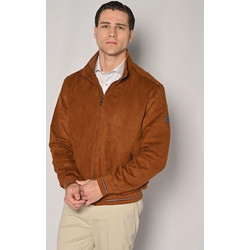 Sogo Ανδρικό Μπουφάν Χειμωνιάτικο Bomber Καφέ 25080-192-072
