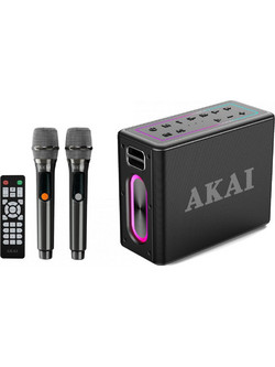 Akai ABTSW-120 Σύστημα Καραόκε με Ασύρματο Μικρόφωνο