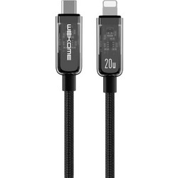 Wekome Vanguard Series Braided USB-C to Lightning Cable 20W 1m Black WDC-181