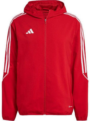 Adidas Ανδρική Ζακέτα Φούτερ με Κουκούλα και Φερμουάρ Κόκκινη IA1618