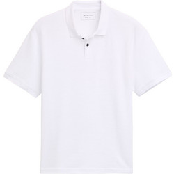 Tom Tailor Ανδρική Μπλούζα Polo Κοντομάνικη Λευκή 1045600-20000