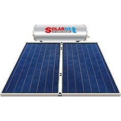 Assos Solarnet SOL Ηλιακός Θερμοσίφωνας 200lt 4m² Glass Τριπλής Ενέργειας για Αντλία Θερμότητας