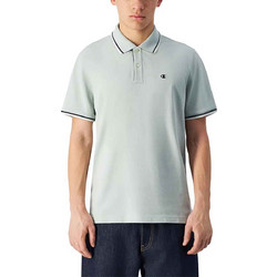 Champion Ανδρική Αθλητική Μπλούζα Polo Πράσινο Mint 220897-GS129
