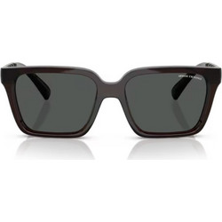 Armani Exchange AX4147S 835773 Ανδρικά Γυαλιά Ηλίου Τετράγωνα Κοκάλινα Μαύρα με Μαύρο Φακό