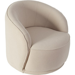 Artekko Πολυθρόνα Μπεζ Sara 783-6205